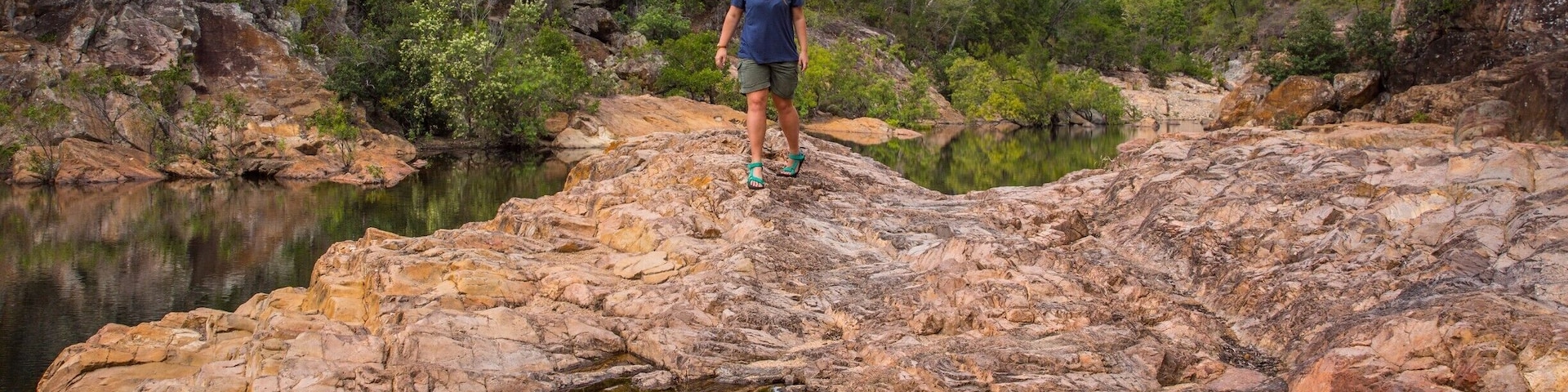Just outside Townsville you'll find Alligator Creek - a local waterhole that is gator-free. A great swimming spot and walk next to Bowling Green National Park.