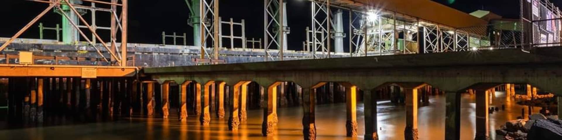 This is the ship loading section at the Port