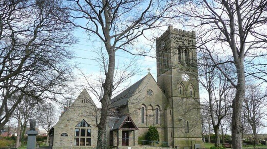 St John the Evangelist's Church, Green Balk Lane, Lepton Pevsner missed this one, but from the Wakefield Anglican website it was consecrated in November 1868. The extension blends with the old church whilst being unmistakably 20C in style.
