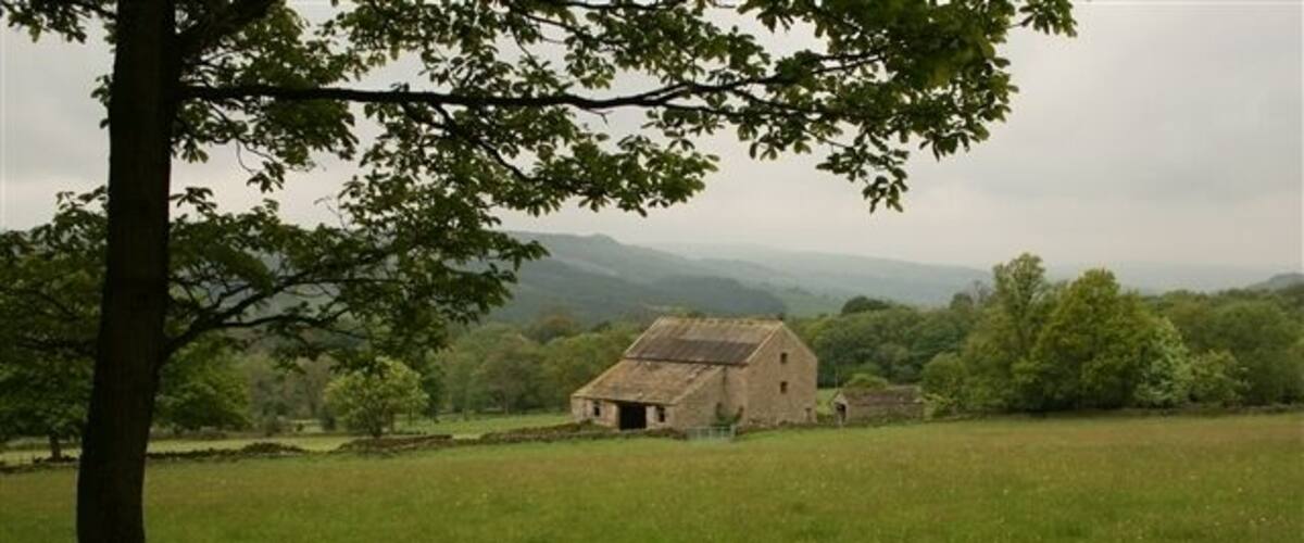Barn, Nidderdale Part of Woolwich farm, lying between Needham's Crag and Braisty Woods.