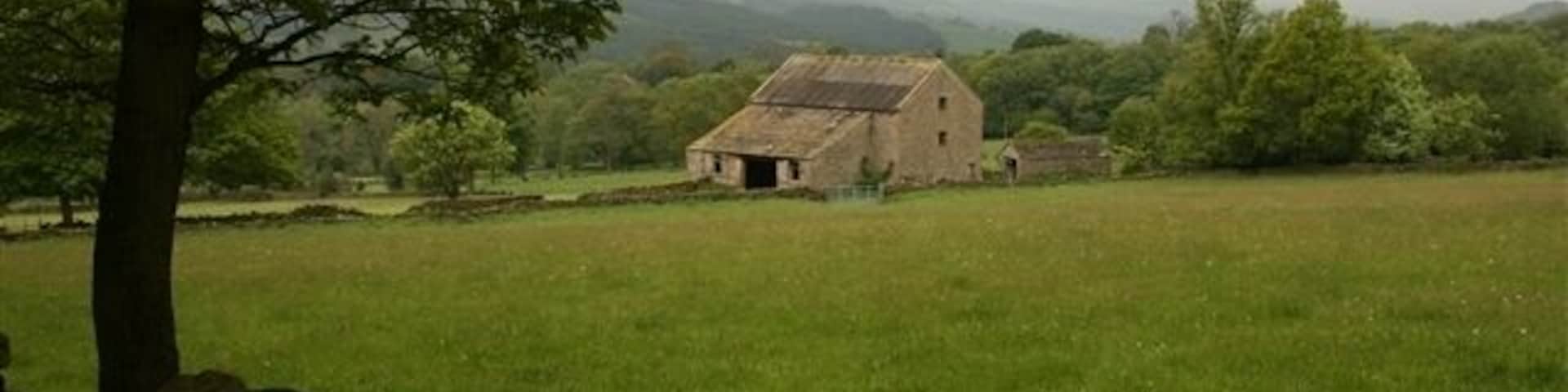 Barn, Nidderdale Part of Woolwich farm, lying between Needham's Crag and Braisty Woods.