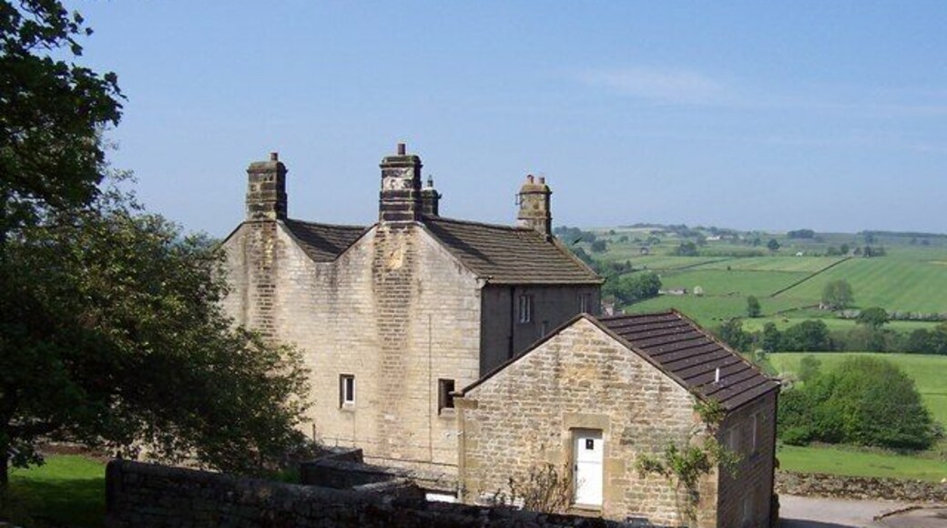 Dougill Hall. Just off the B6165 road south of Summerbridge, this splendid residence has a wonderful prospect of the Nidd Valley