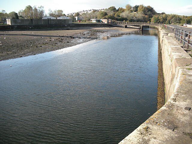 River Leven The estuary of the Leven, opposite Methil power station.