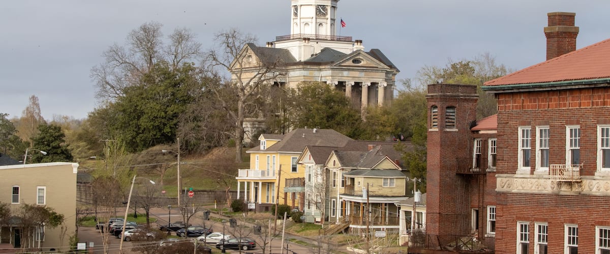 Vicksburg Courthouse Sitting Proudly Over the City