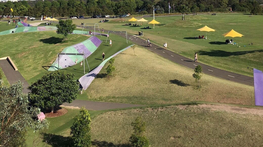 Good place for kids spend their energy. Water, sand pool, slide fox , swing, slides, tree house etc. will love it if you travel with kids