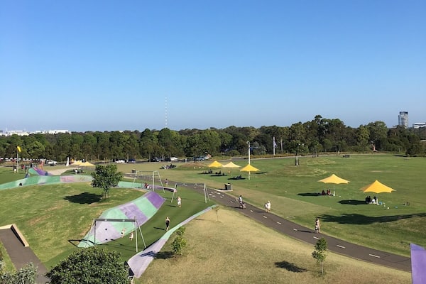 Good place for kids spend their energy. Water, sand pool, slide fox , swing, slides, tree house etc. will love it if you travel with kids