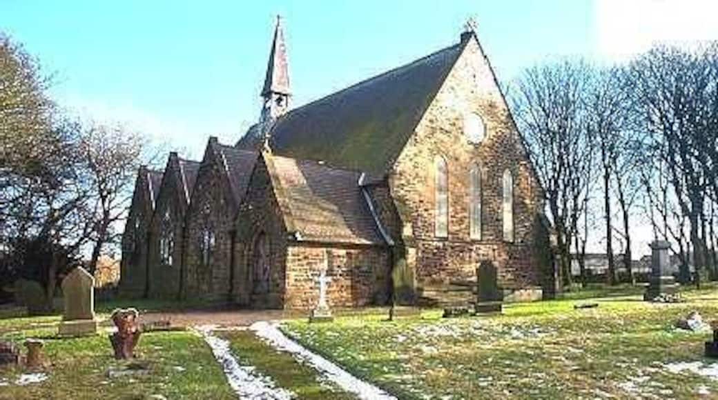 St James' parish church, Coundon, County Durham, seen from the northwest