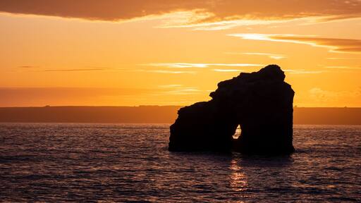Sunset at Thurlestone Rock, South Milton Sands in Devon