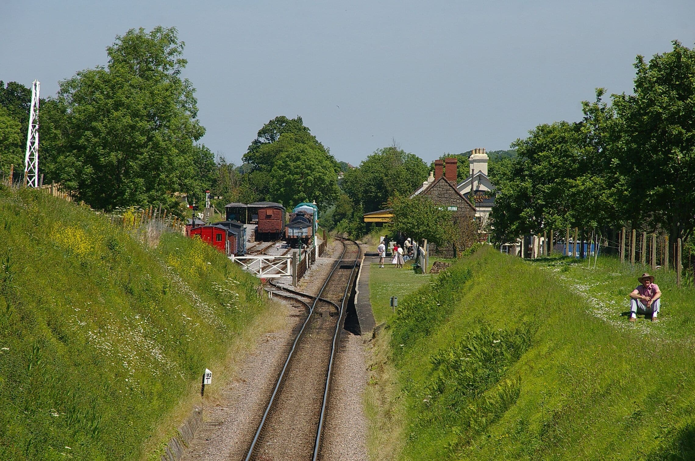Washford railway station on the West Somerset Railway