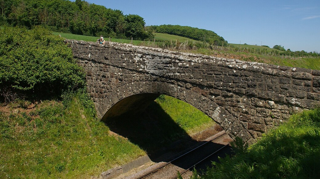 A bridge near Washford railway station on the West Somerset Railway