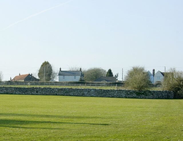 North west from Station Road Looking toward Binegar Green and Dalleston.