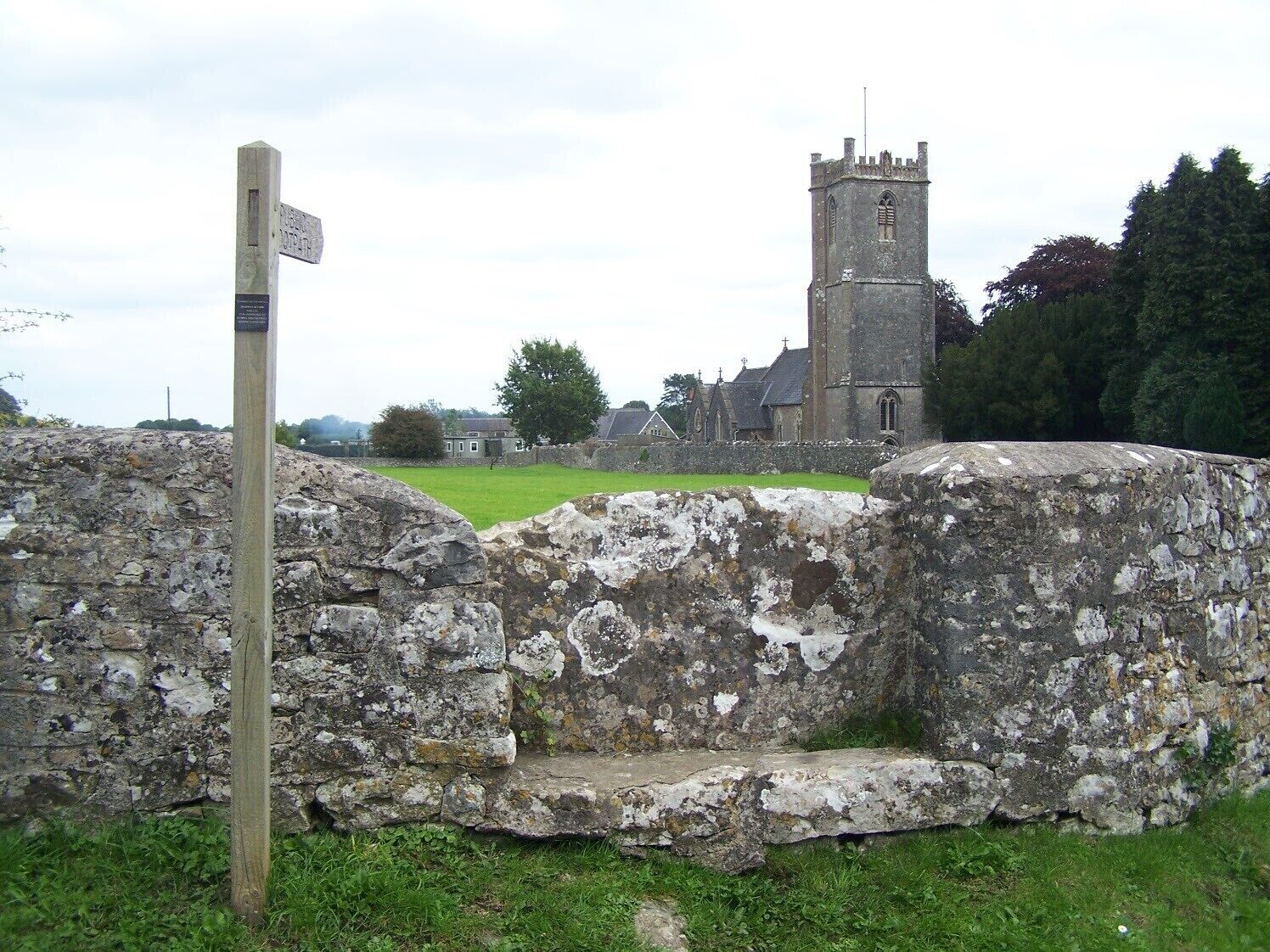 Footpath To Binegar Church