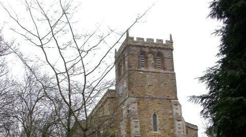 All Saints Church. In the village of Mears Ashby
