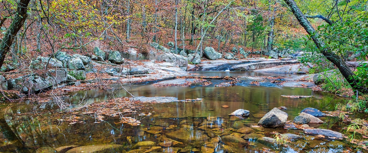 Pickle Creek in Hawn State Park, St. Genevieve, Missouri.