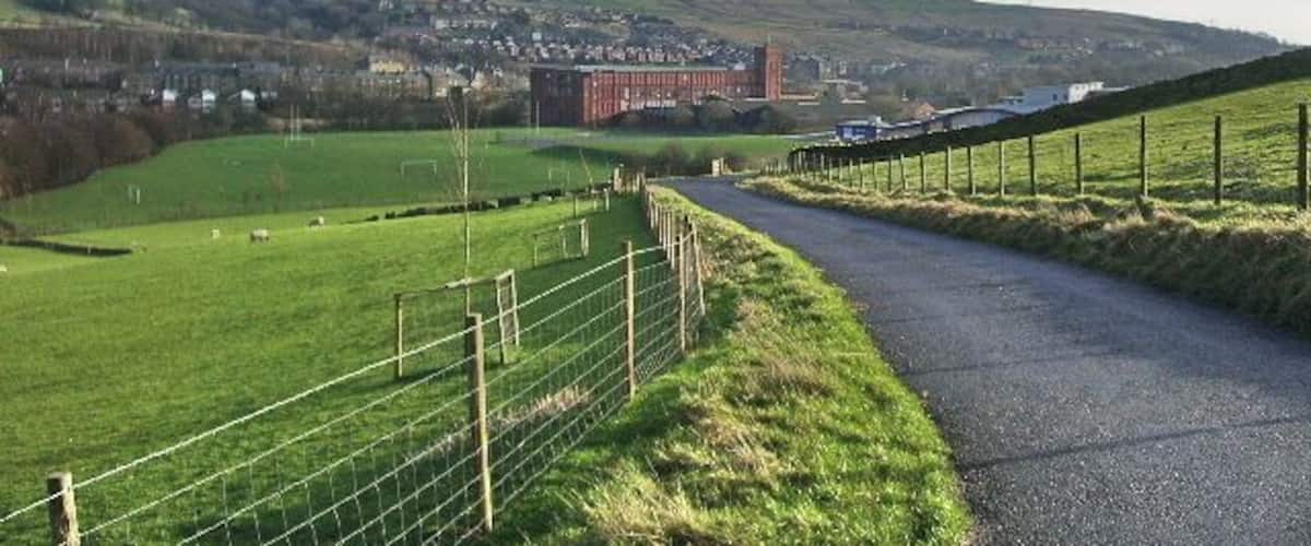 View of Whitworth from Cock Hall