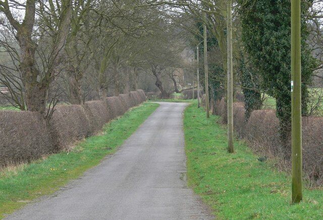 Mill Lane near Brooksby in Leicestershire