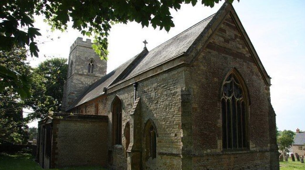 Parish church of St John the Baptist, Blisworth, Northamptonshire, seen from the southeast