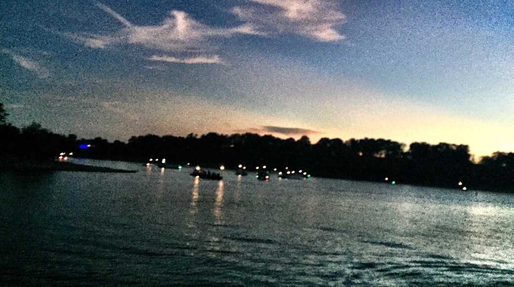 Sunset on Table Rock Lake at Cape Fair Missouri.