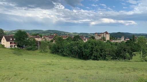 Vue du village de Curemonte