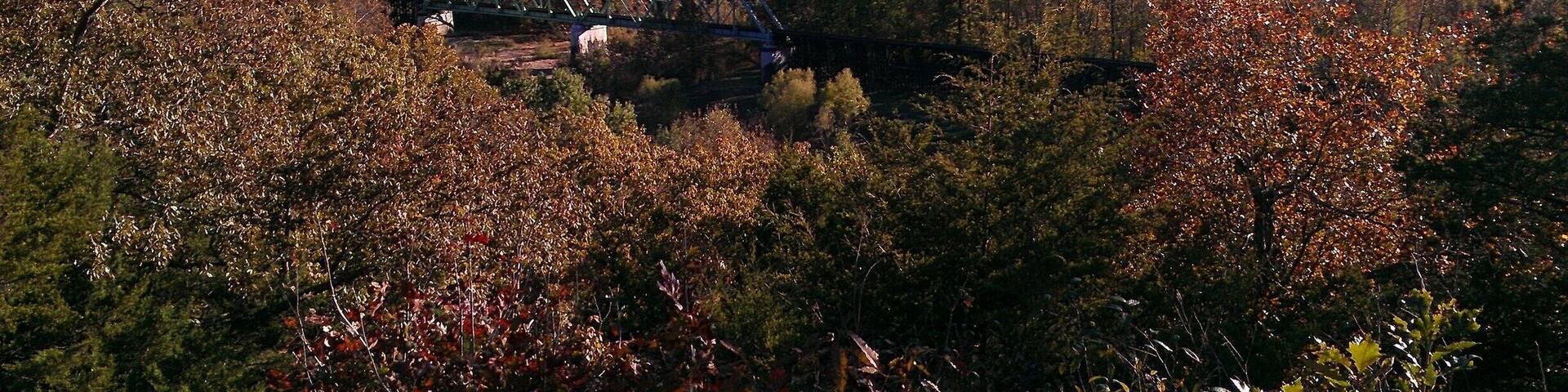 Historic Route 66 overlook in Devil's Elbow, MO