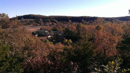 Historic Route 66 overlook in Devil's Elbow, MO