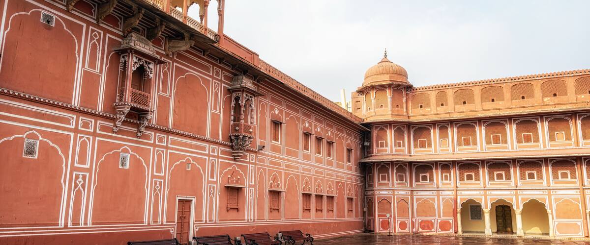 A historic building with intricate architecture and a dome structure.