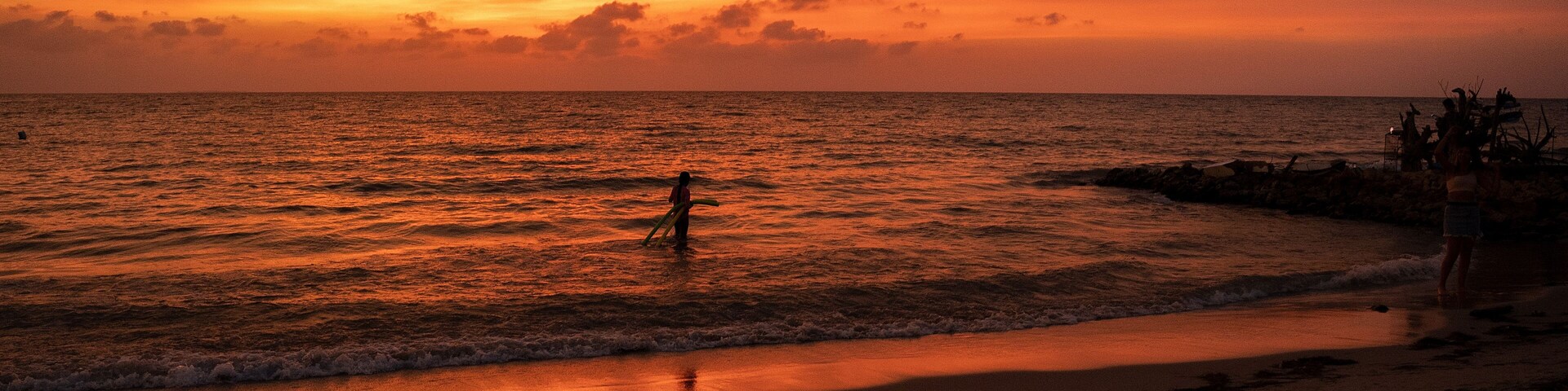 Atardecer Rojo en Colombia - Sucre - San Onofre - Rincón del Mar