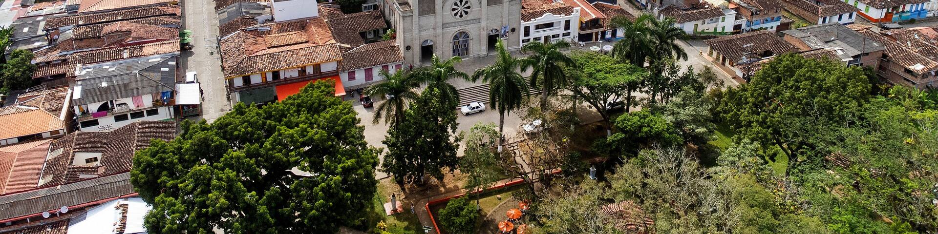 Palermo, Tamesis, Antioquia - Colombia. July 22, 2025. Saint Teresa of Avila Parish, Catholic Church