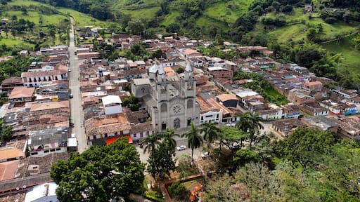 Palermo, Tamesis, Antioquia - Colombia. July 22, 2025. Saint Teresa of Avila Parish, Catholic Church