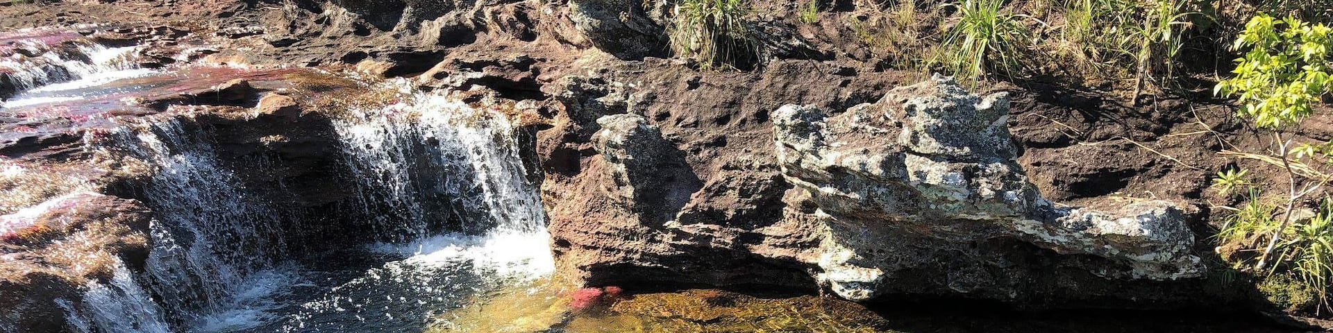 crystal clear waters of Cano Cristales