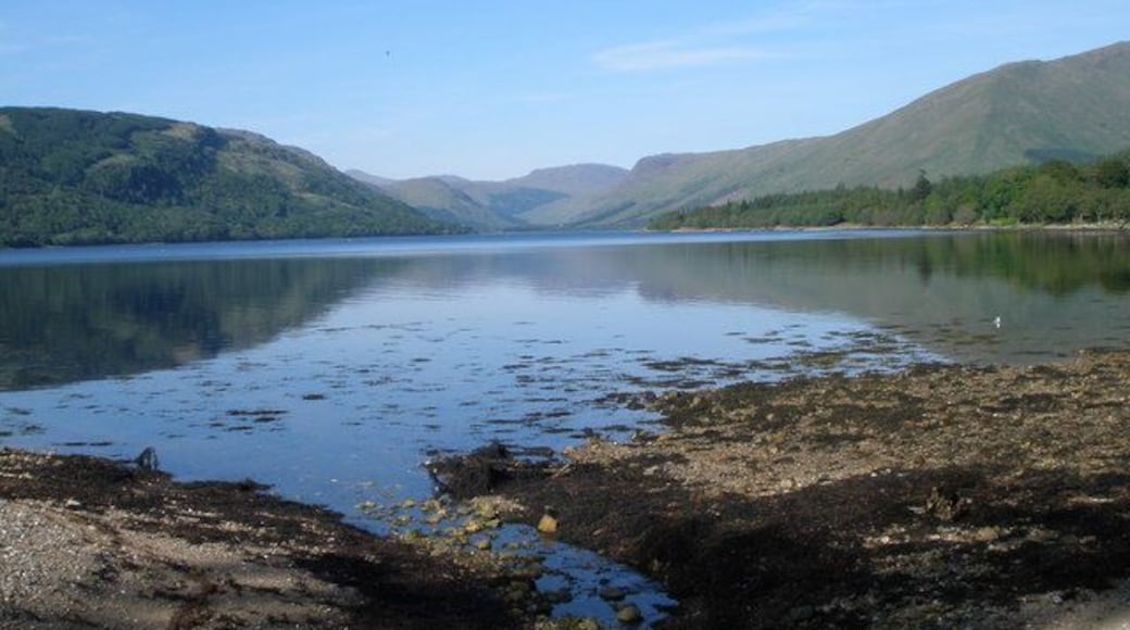 Looking up to the head of Loch Fyne from Ardno