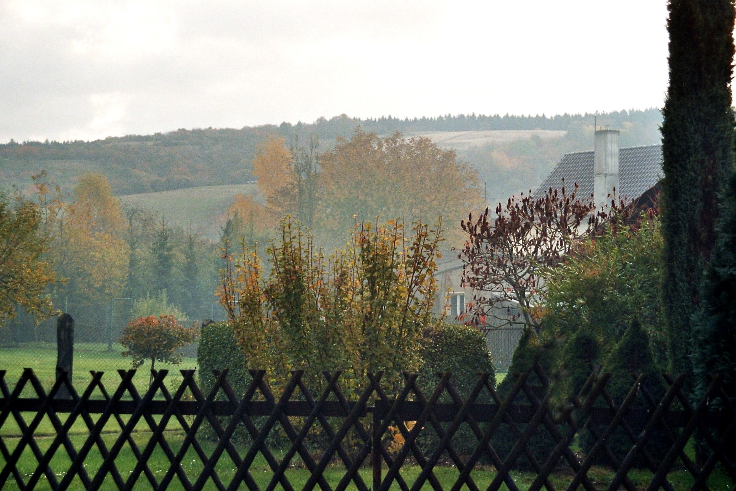 Kleinleinungen (Südharz), landscape in the autumn