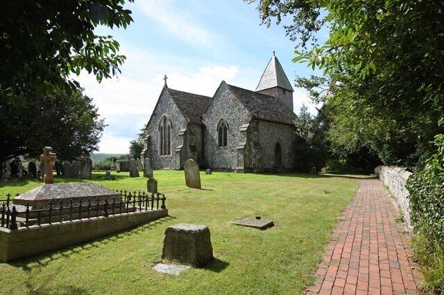 Streat Parish Church, Sussex, near to Streat, East Sussex, Great Britain.