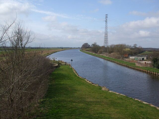 The Aire and Calder Navigation, Rawcliffe Bridge, East Riding of Yorkshire, England.