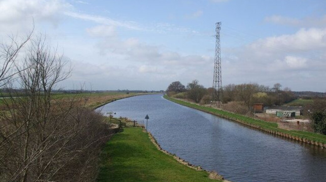 The Aire and Calder Navigation, Rawcliffe Bridge, East Riding of Yorkshire, England.