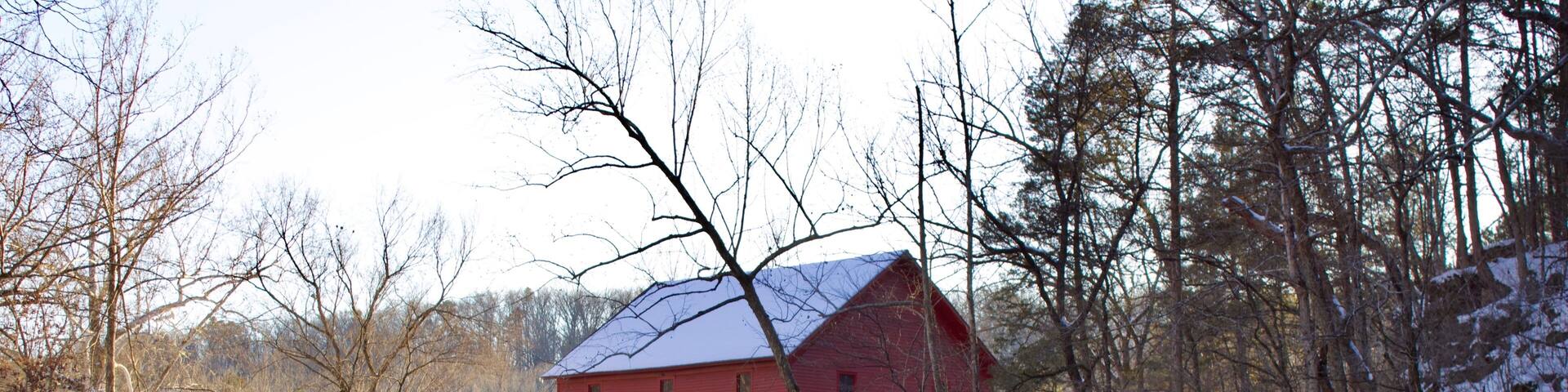 Alley Mill and Spring at Winter