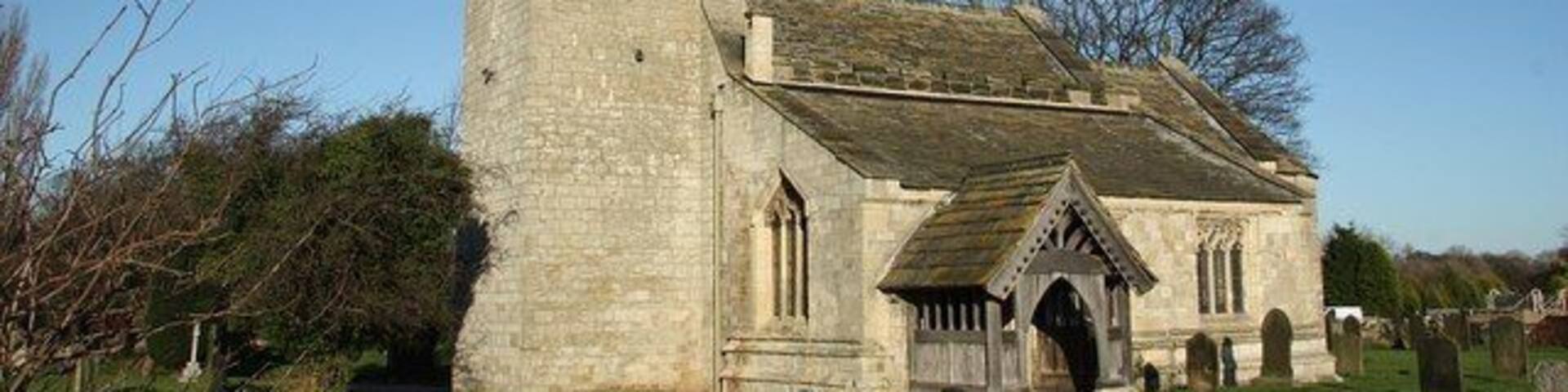 St Mary's parish church, Birkin, North Yorkshire, seen from the south