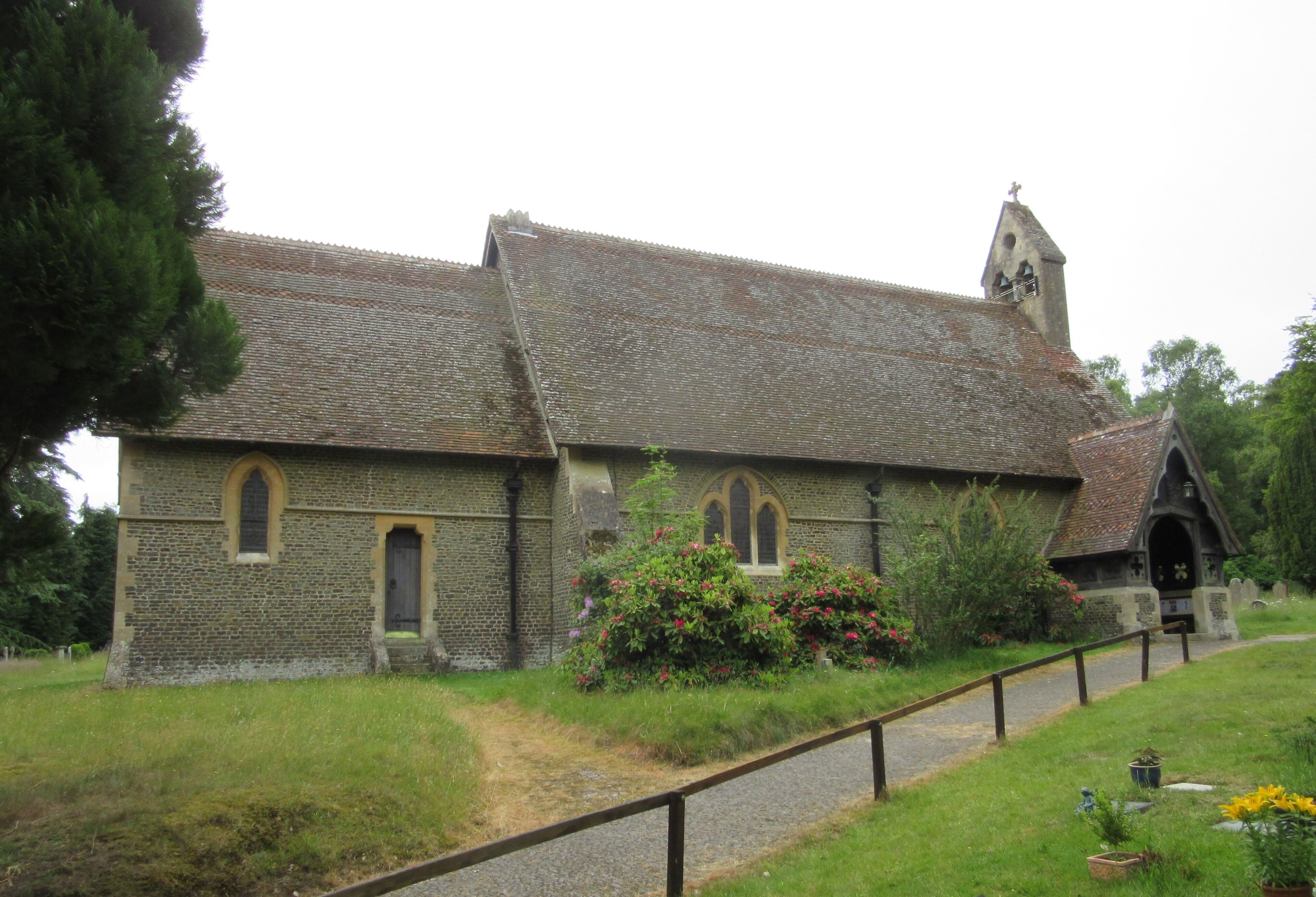 All Saints Church, Tilford Road, Tilford, Borough of Waverley, Surrey, England.