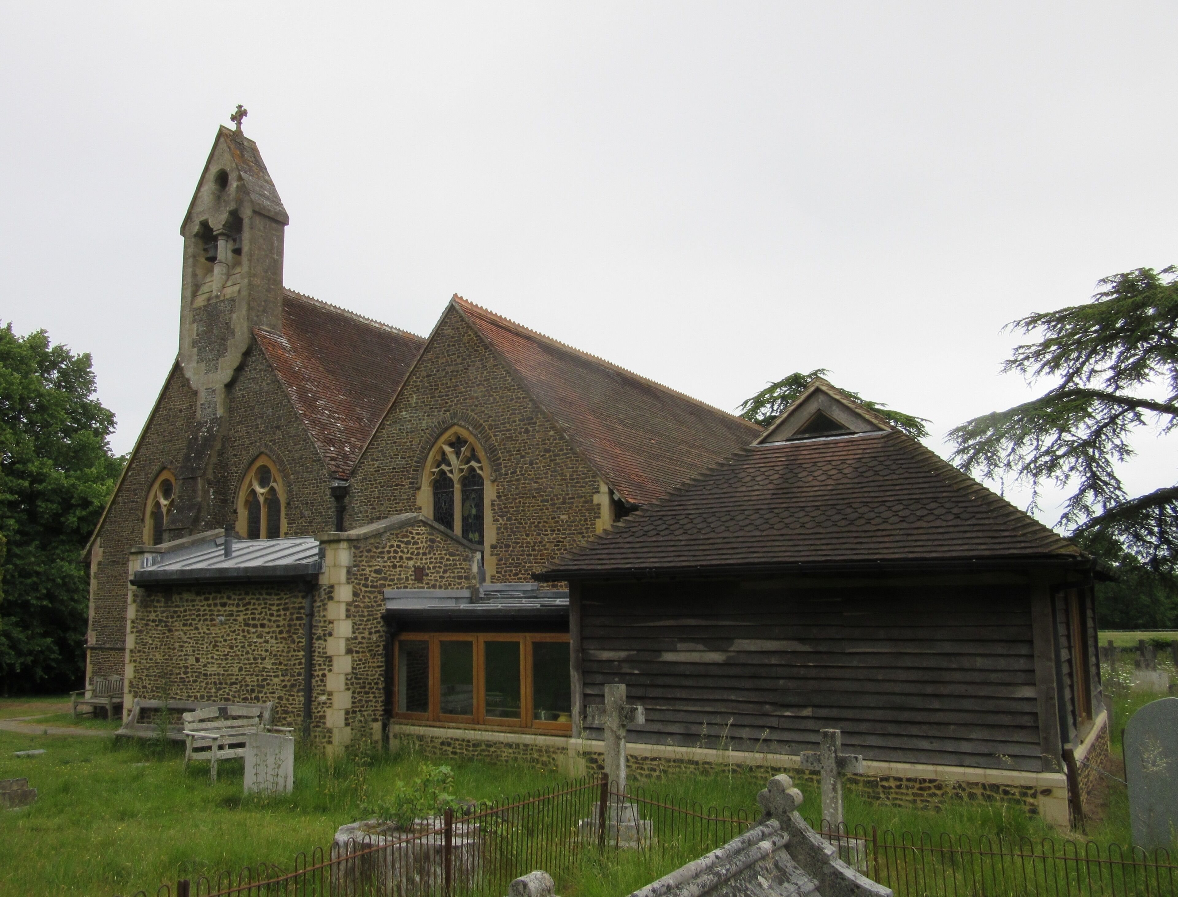 All Saints Church, Tilford Road, Tilford, Borough of Waverley, Surrey, England.