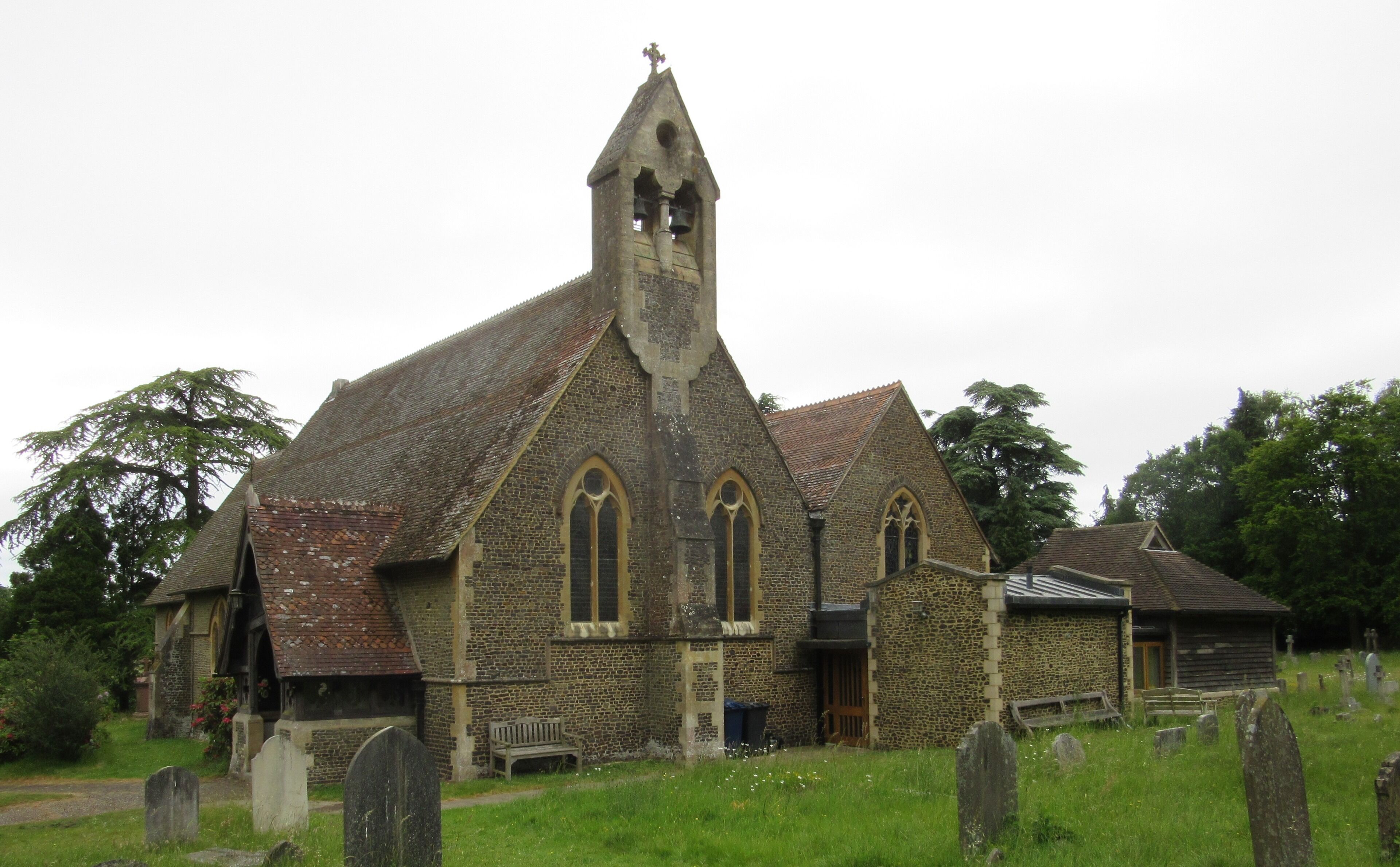 All Saints Church, Tilford Road, Tilford, Borough of Waverley, Surrey, England.