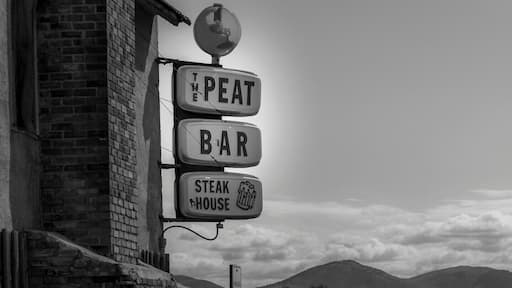 Stiff drinks, cold beer, great large steaks, and if you want you can cook your own just the way you like it. Only in Montana! Definitely off the beaten track!