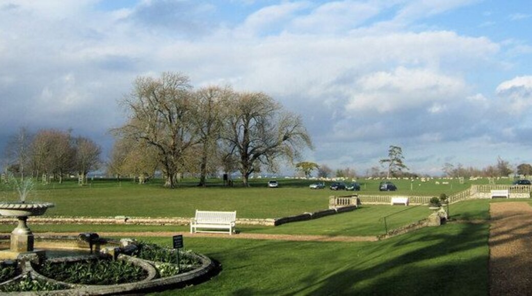 Firle Park, East Sussex From the terrace in front of Firle Place