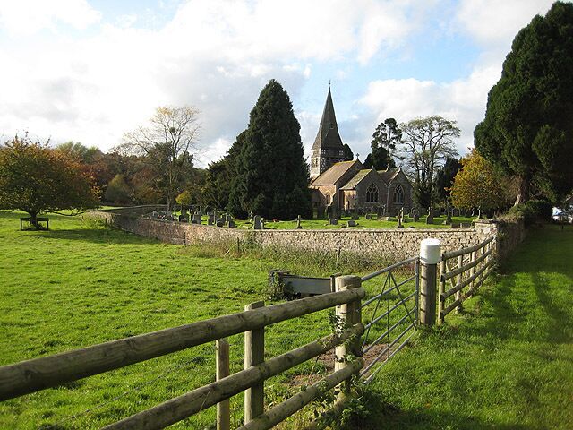 Village church, Bromesberrow St. Mary's features some 13th century stonework at the west end. 14th century alterations were made to the nave and chancel and the timber-framed south porch was added. The Yate family chapel was added around 1725 on the north side of the chancel. A north aisle was a further addition during a period of extensive restoration, 1857 - 1858. The timber-framed belfry and spire were added in 1875.