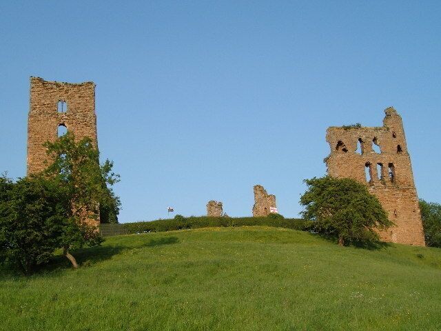 Sheriff Hutton Castle. Privately owned ruin in North Yorkshire