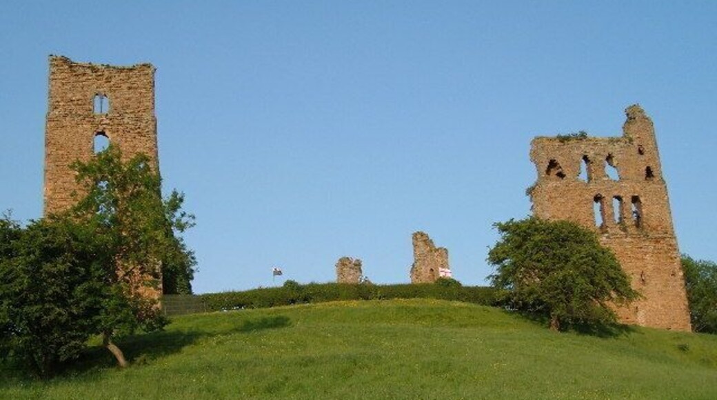 Sheriff Hutton Castle. Privately owned ruin in North Yorkshire