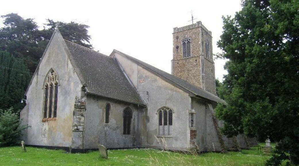 Church of St Peter in Wenhaston, Suffolk, England. A Grade I listed medieval church.