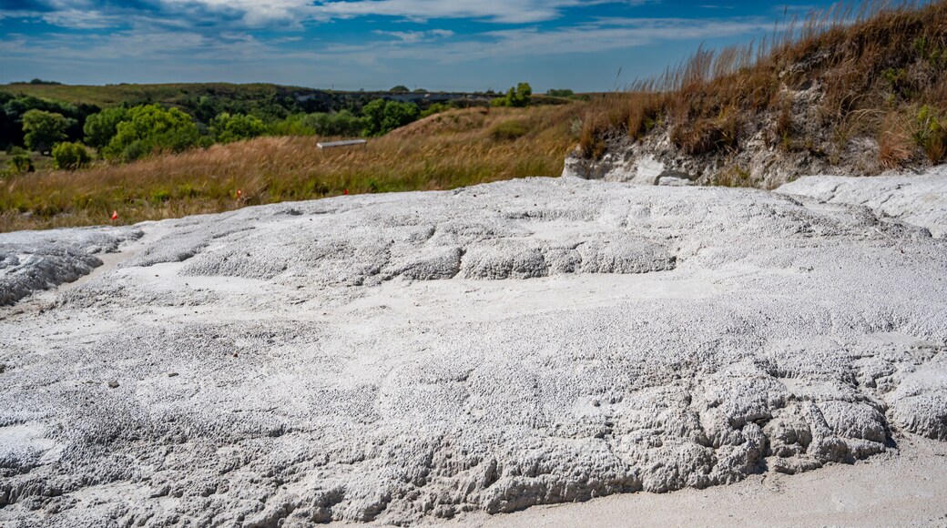 View across the Ashfall Fossil Beds State Historical Park in Antelope County, Nebraska