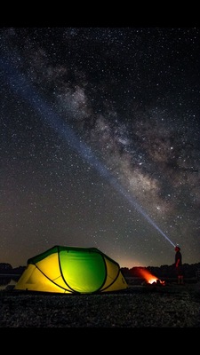 A night under the Milky Way