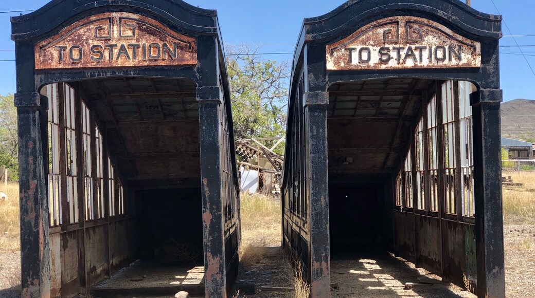 I have no idea why these are here on a side street, but they are pretty cool.