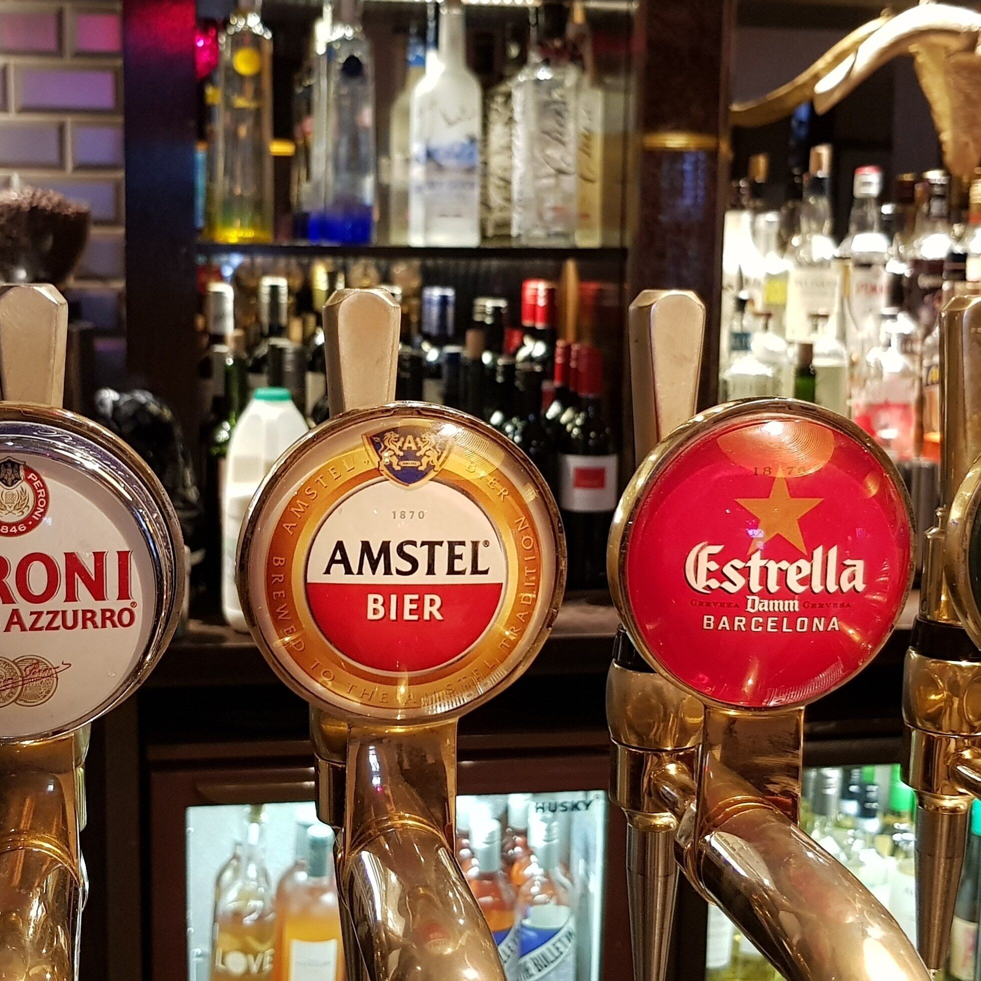 Great lager good food friendly staff 